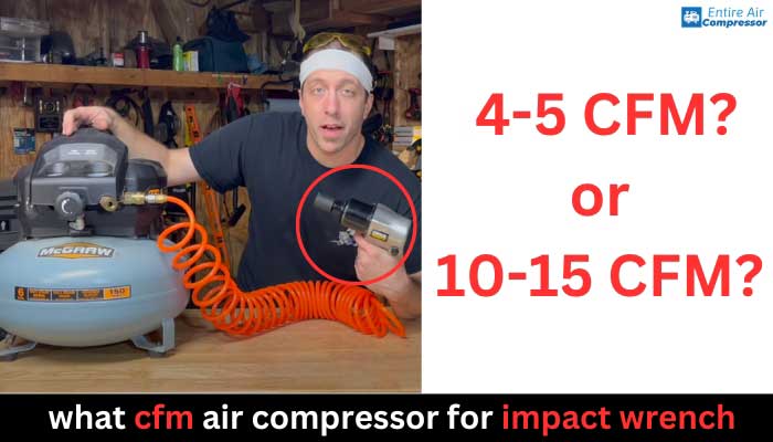 what cfm air compressor for impact wrench