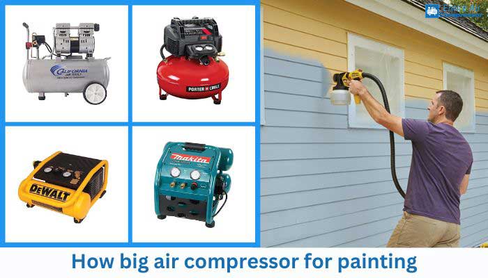 how big air compressor for painting