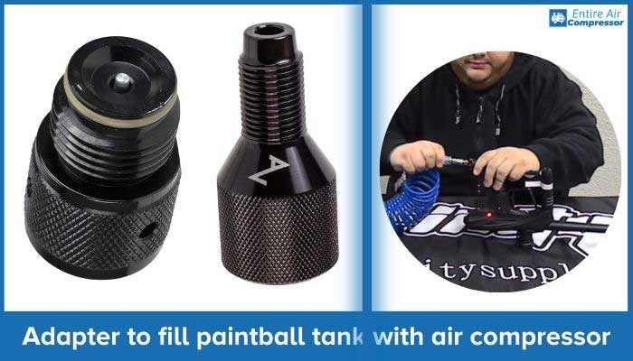 adapter to fill paintball tank with air compressor
