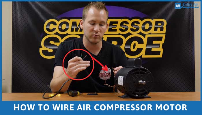 How to wire air compressor motor