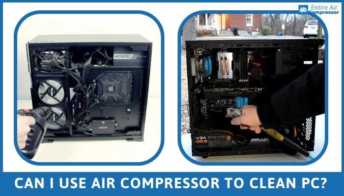 can i use air compressor to clean pc
