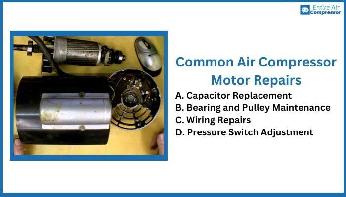 Common Air Compressor Motor Repairs